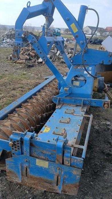 Brona wirowa agregat aktywny uprawowo siewny Rabewerk 3 metry