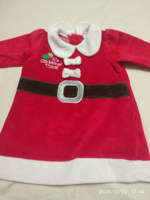 Платье новогоднее на 0-3 месяца