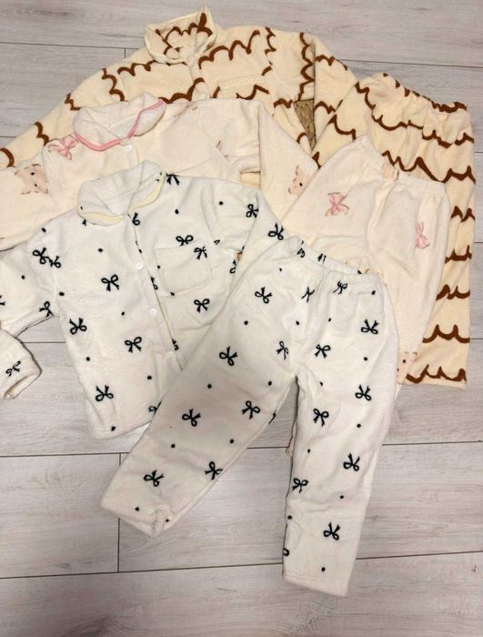 Супер теплі флісові піжами ріст від 110 до 150 см
