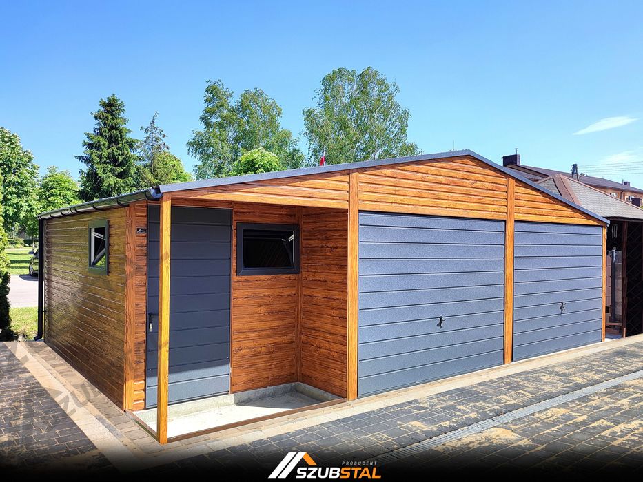 Garaż blaszany 6x5 6x6 9x5 9x6 12x6 PRODUCENT seria Premium Line