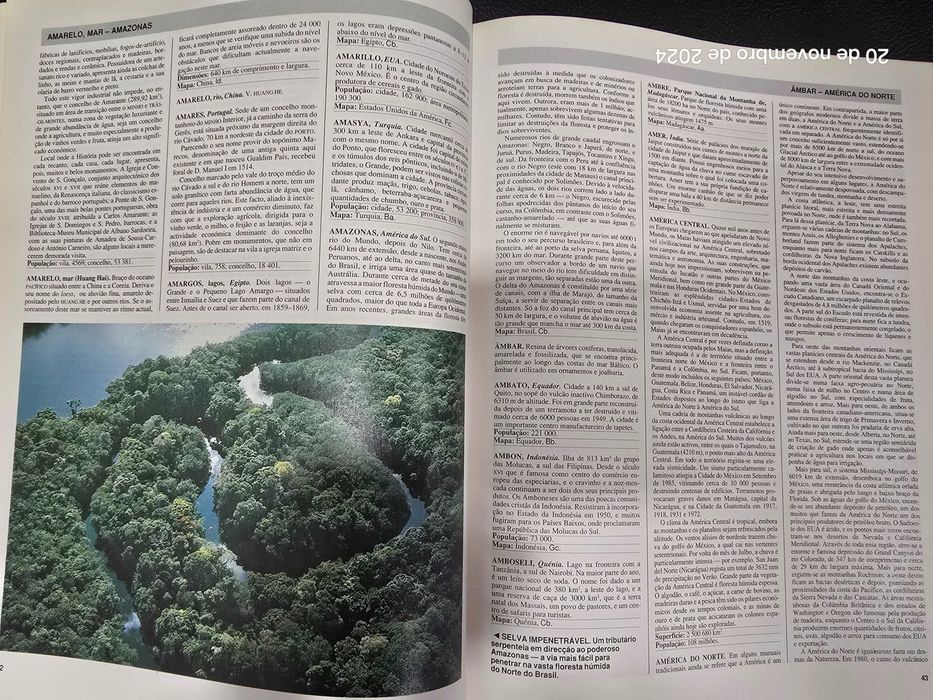 Livro - Enciclopédia Geográfica - Novo