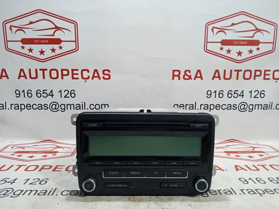 Auto Rádio VW Golf VI Passat B7 1K0035186 Original