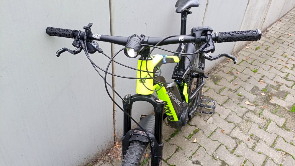 rower elektryczny haibike 130-120/karbon/bosch/sram/1x11/magura/mega okazja