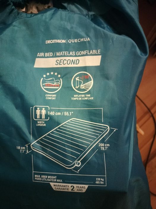 Colchão casal Decathon