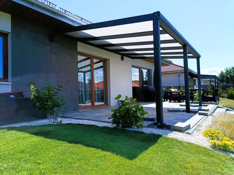 Zadaszenie tarasu, pergola tarasowa cała Polska 350x406