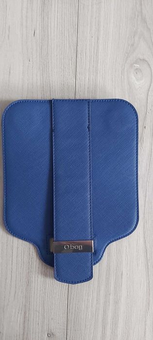 OBAG Pocket Forata a fascia saffiano ecopelle klapka Cobalto