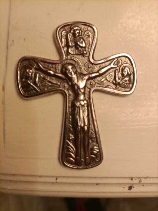 Crucifixo em prata