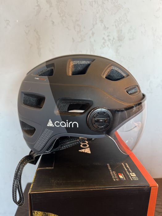 Велошолом Cairn Quartz Visor LED USB