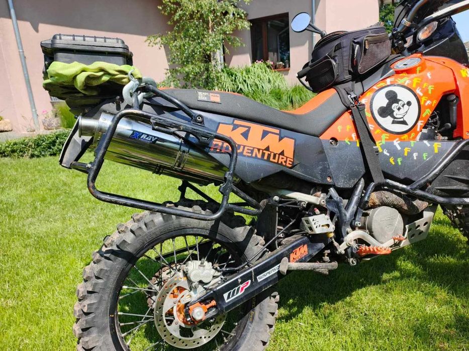 XRAV XR17 OKRĄGŁY klasyczny tłumik motocyklowy WYDECH oryginalny  BAS