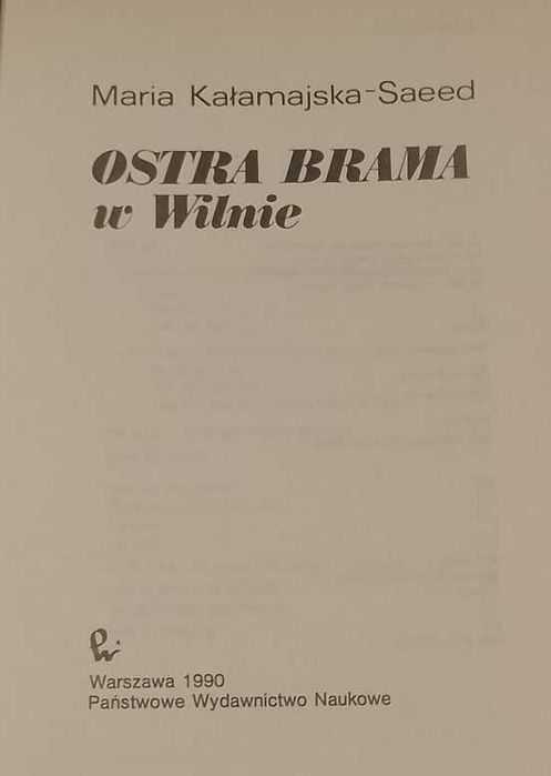 Ostra Brama w Wilnie