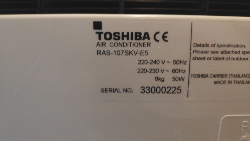 Peças de Ar condicionado Inverter Toshiba
