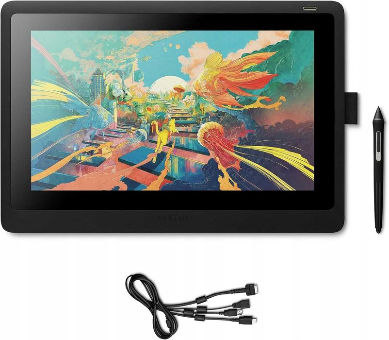 Wacom Cintiq 16 DTK-1660 + Pro Pen 2 - profesjonalny tablet graficzny / monitor