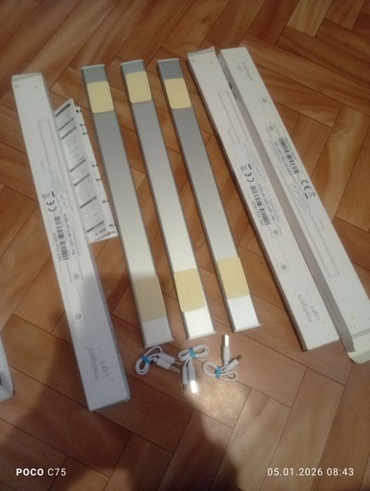 LED Светильники аккумуляторные с датчиком движения крепление на магнит