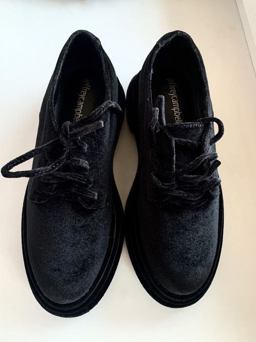 Оксамитові туфлі броги jeffrey campbell
