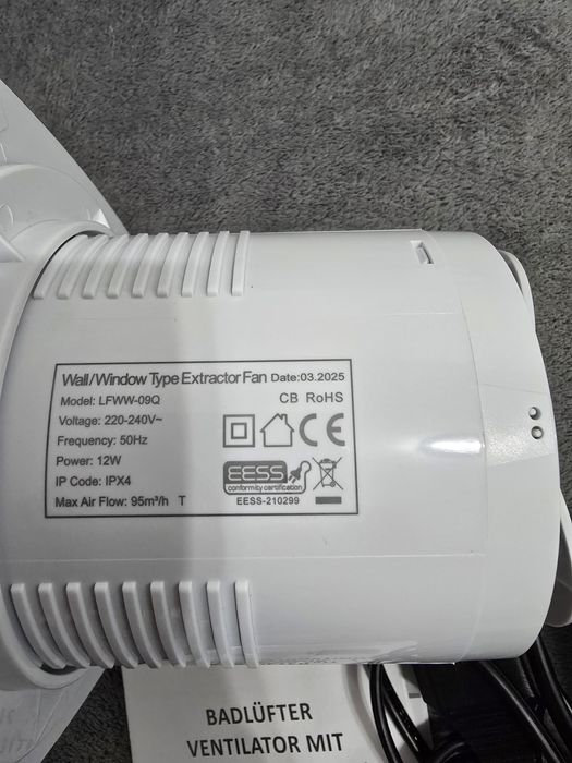 Wentylator wyciągowy