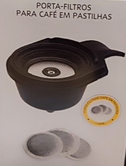 Punhos máquina café Dimobilli com cápsulas reutilizáveis