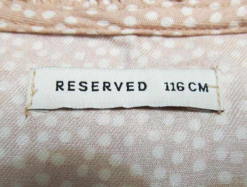 Reserved легкое пышное платье миди из 100% вискозы 116 см