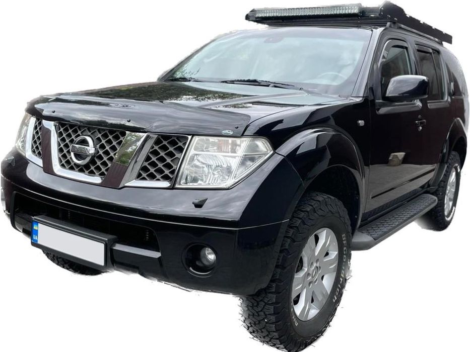Дефлектор капота Поликарбонат EuroCap для Nissan Pathfinder R51 2005-2014 гг.