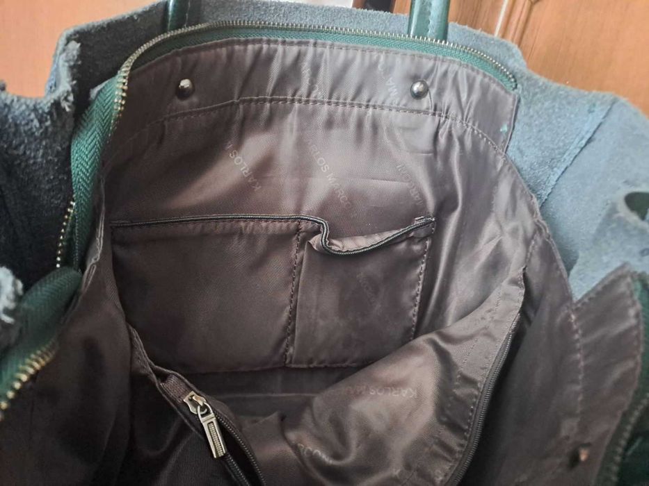 Шкіряна велика сумка