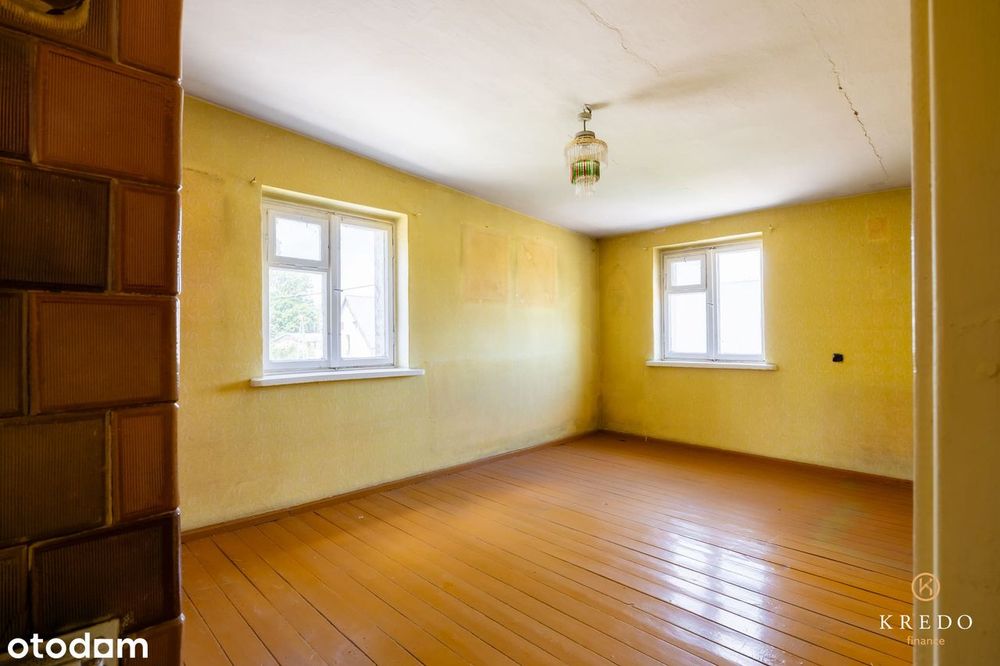 62,18 m² | 2 pokoje | Działka ok. 500 m² | Słupia, gm. Debrzno