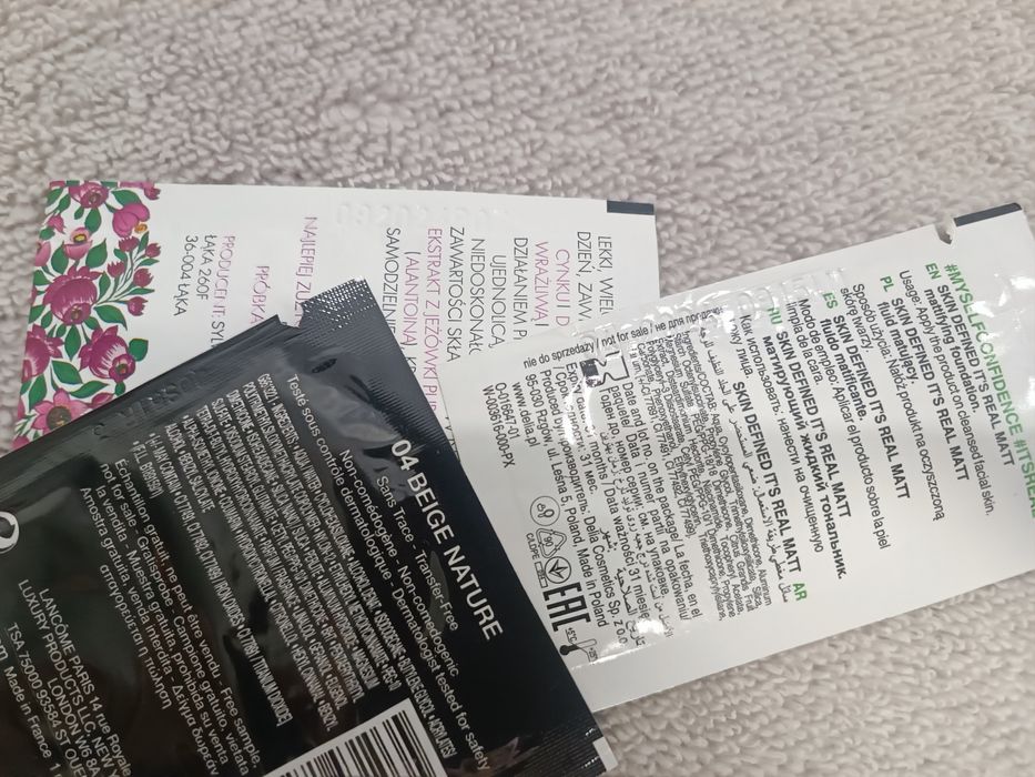 Zestaw podkładów lancome loreal revlon Maybelline fit me hean lirene