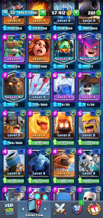 Продам акаун у клеш рояль