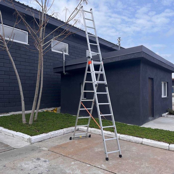 Алюмінієва драбина 1-,2-,3секційна до 12 м, стремянка. Великий вибір