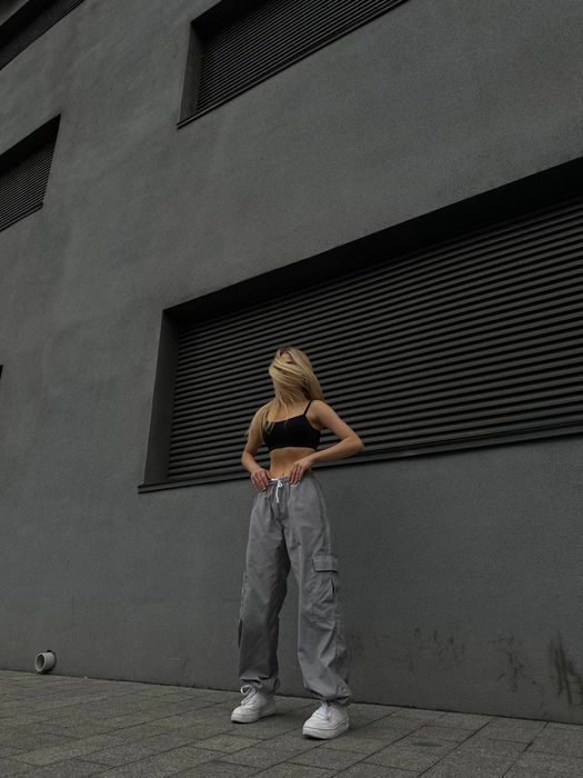 Стильні штани карго плащовка