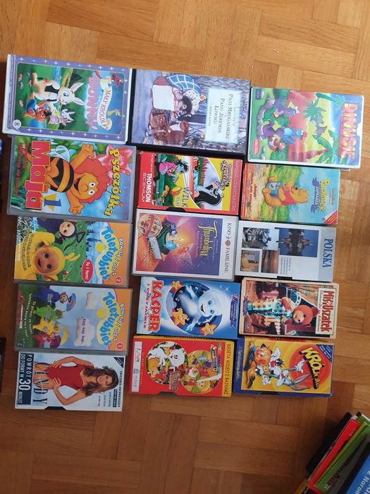 Kasety vhs bajki