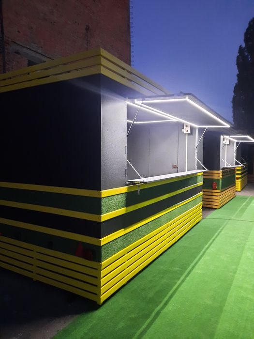 Кіоск торговий прицеп,купава,МАФ,кав'ярня з дерев'яним декором