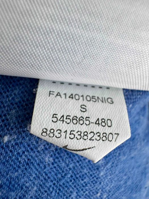 Nike granatowa bluza na zamek z kapturem struktura dwukolorowa 36 s m