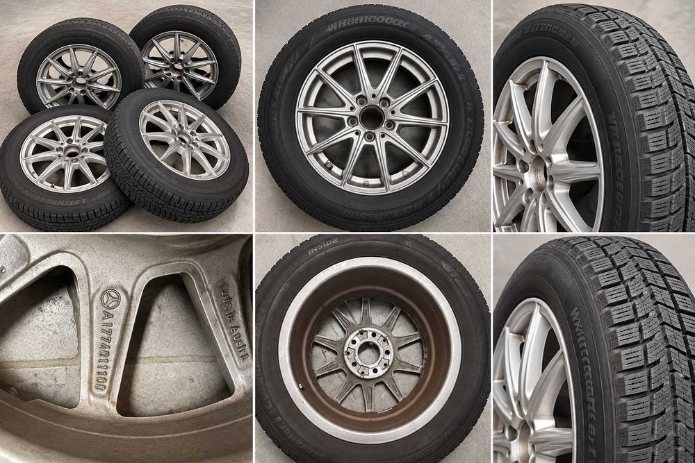 Jantes Originais Mercedes 16" + Pneus Hankook de Inverno