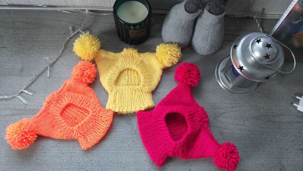 Шапочки для собак і котів.