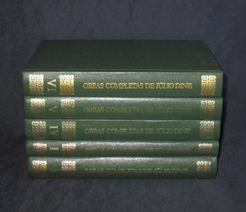 Livros Obras Completas de Júlio Dinis Poesias Teatro Fidalgos Serões