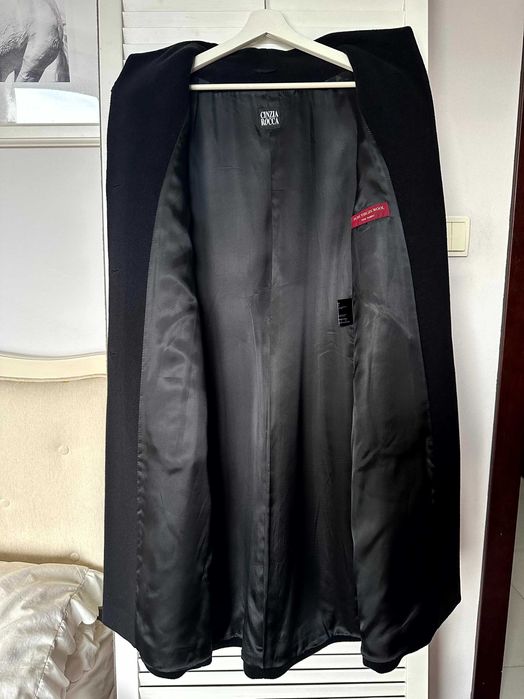 CINZIA ROCCA Ekskluzywny płaszcz wełna włoski XL