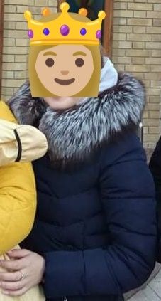 Жіноче зимове пальта / зимова куртка / пуховик з натуральним хутром