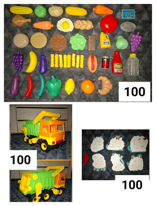 Дитячі іграшки, конструктор, мольберт дошка