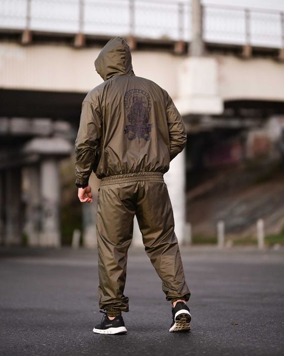 Мілітарі спортивний костюм Руни “Смерть зачекає” Олива  Без передоплат