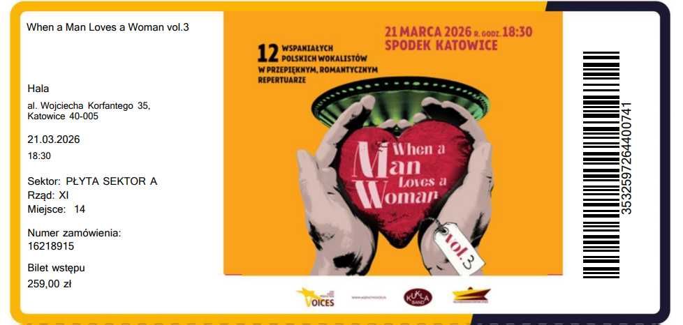 bilety na koncert Kuba Badach i inni [When a Man Loves a Woman]