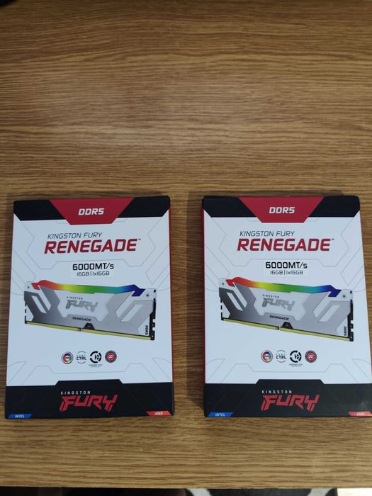 NOWE Kingston FURY Renegade RGB White 32GB (2x16GB) 6000MT/s CL32 DDR5