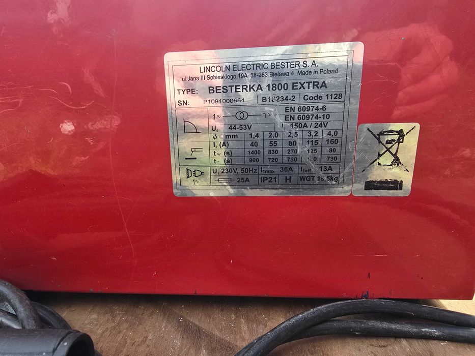 Spawarka Bester Besterka 1800 extra