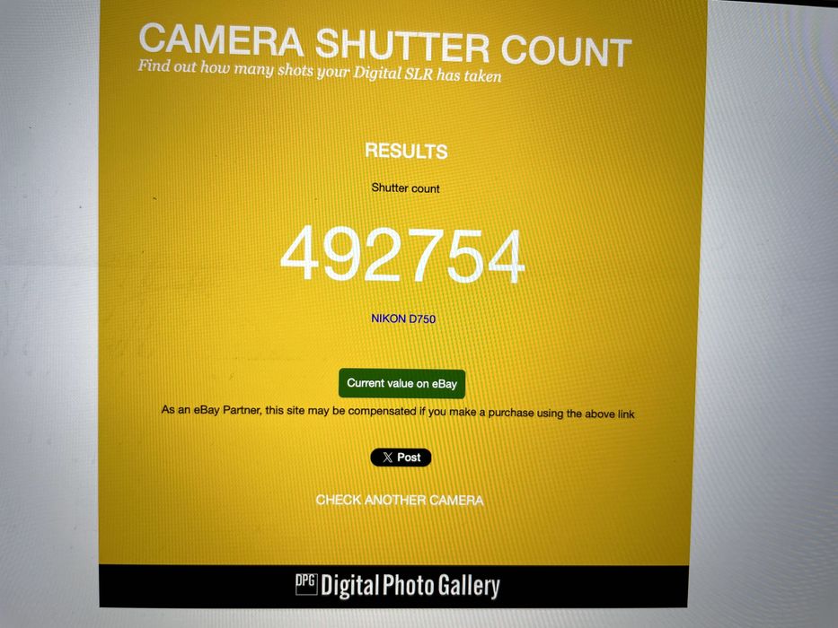 Nikon D750 | Новий затвор і матриця | Комплект