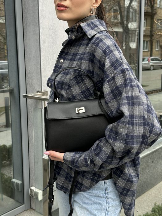 Сумка жіноча Balenciaga Rodeo Mini Black/Silver