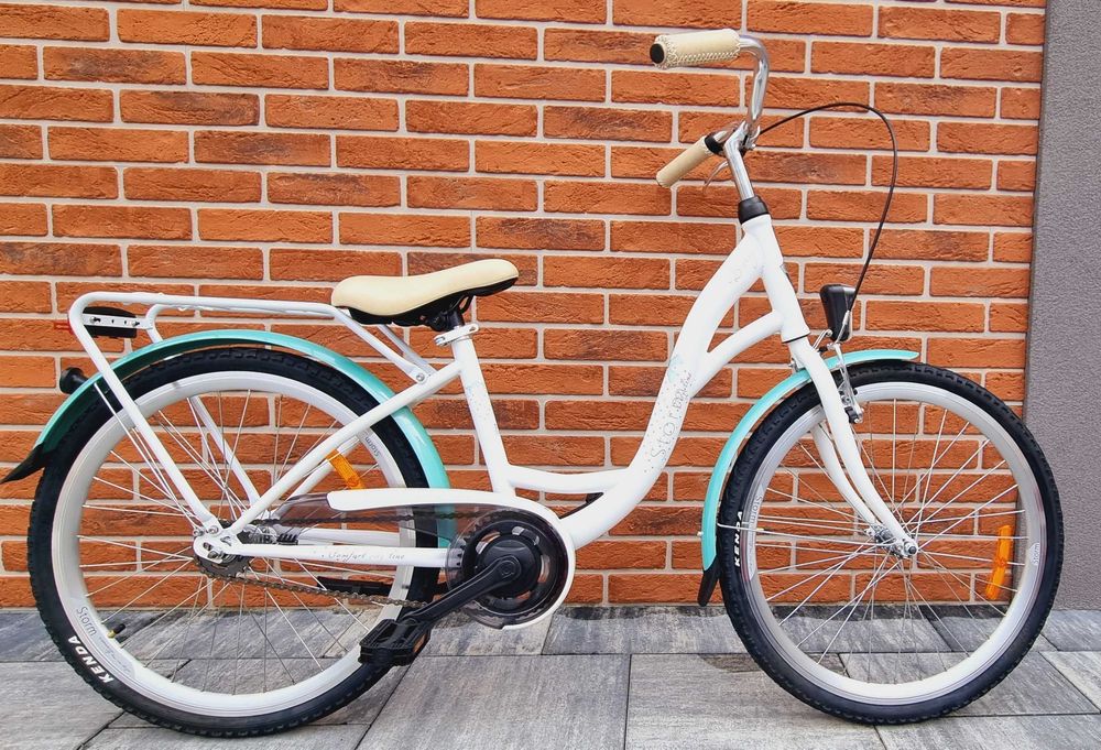 Storm Daisy na kołach 24”, lekkie, miejskie, bagażnik