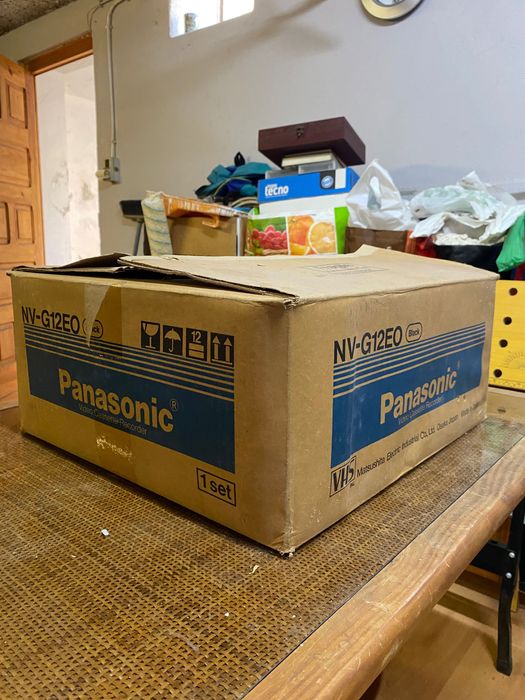 Leitor VHS Panasonic (Nunca saiu da caixa)