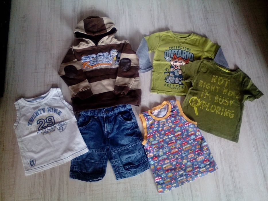 Zestaw firmowy chłopiec 98cm cena 30zł wszystko