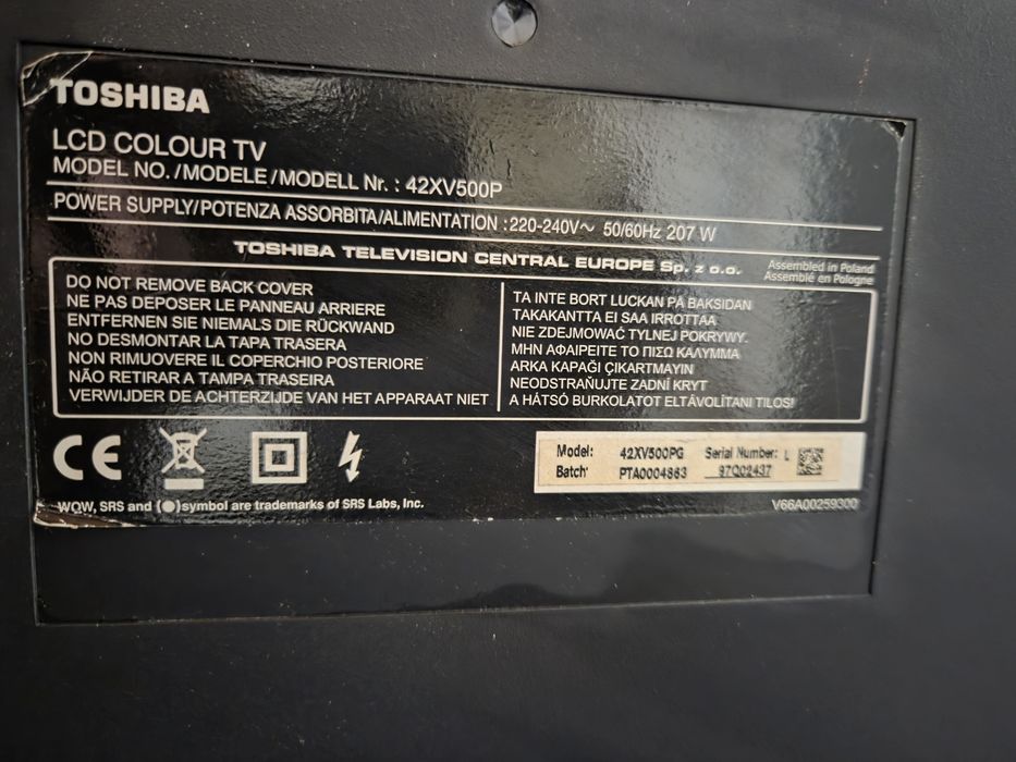 Telewizor Toshiba 42 Cale