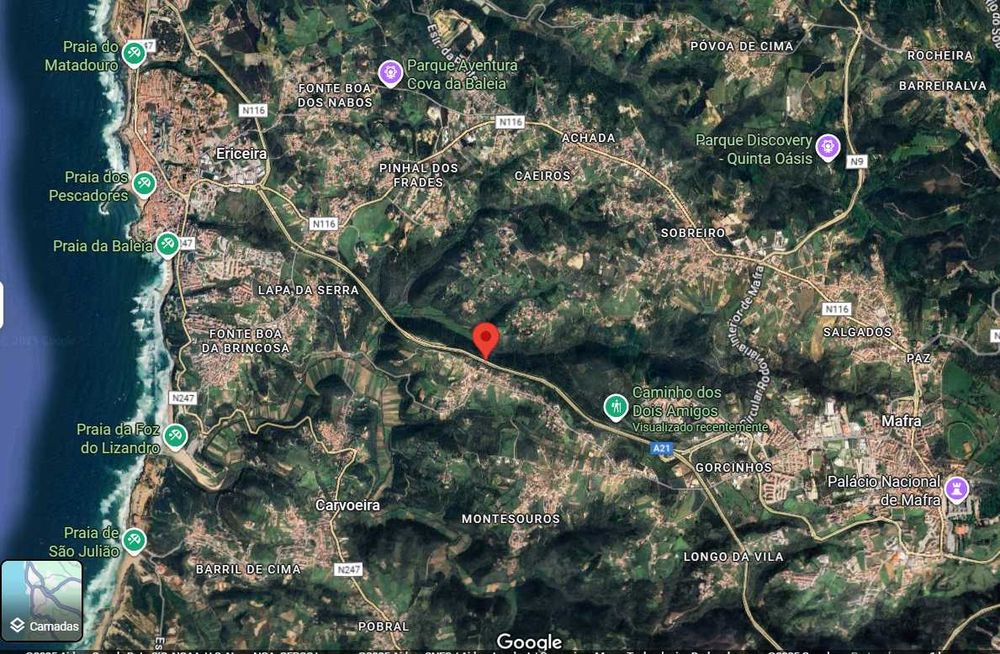 Vendo dois Terrenos Rústicos com 7.500 m2 ZAMBUJAL / MAFRA