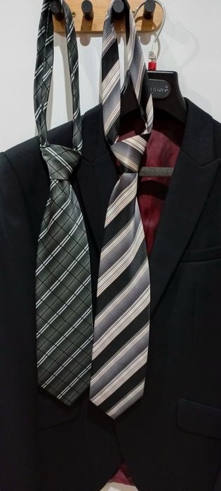 Garnitur męski czarny