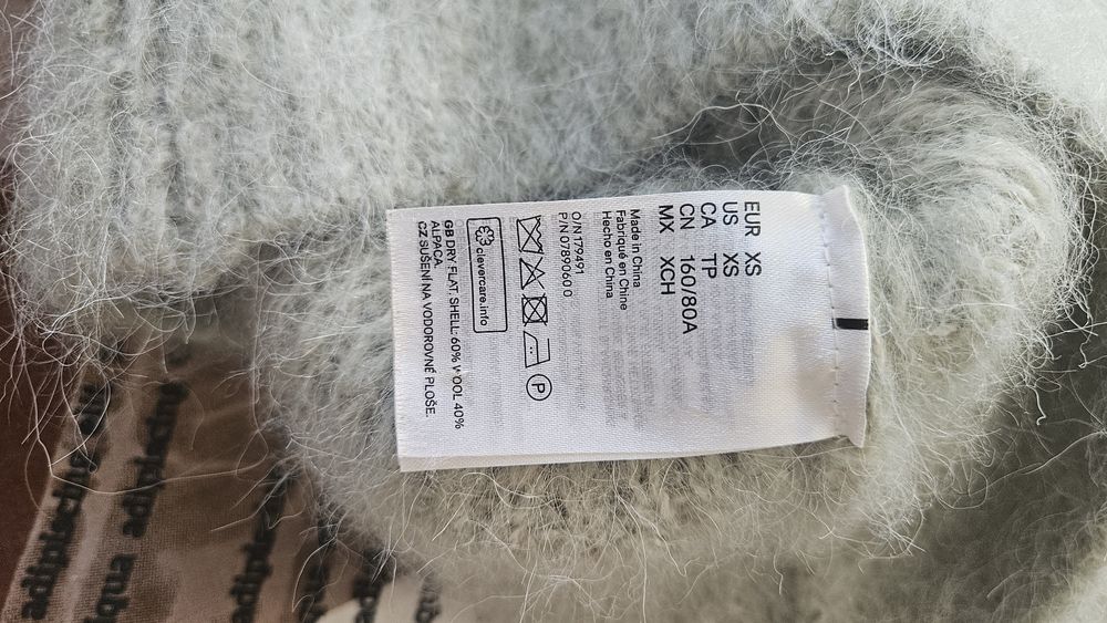 Світер джемпер із вовни альпаки h&m